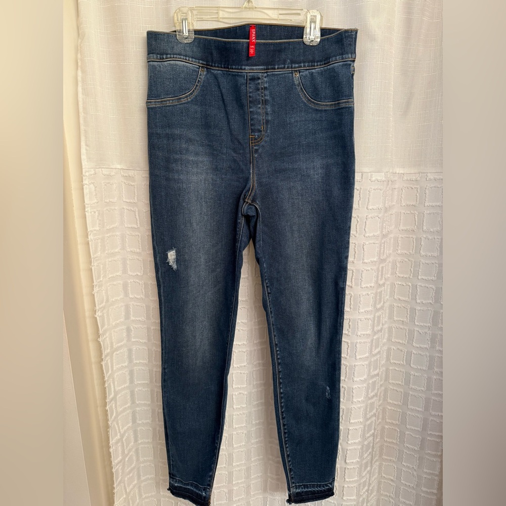SPANX Women's Distressed Ankle Skinny Jeans